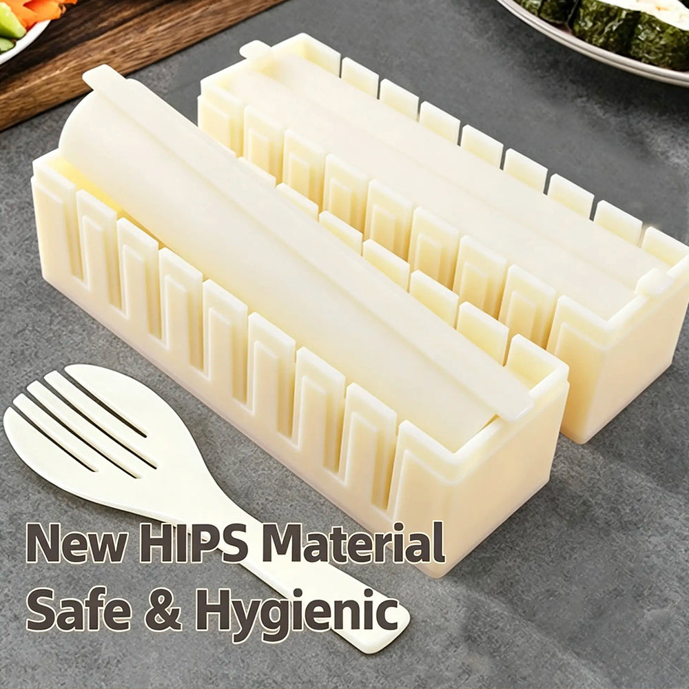 🍣 DIY Sushi Maker Mold | HIPS Non-Stick Sushi Rolling Tool with Cutting Groove