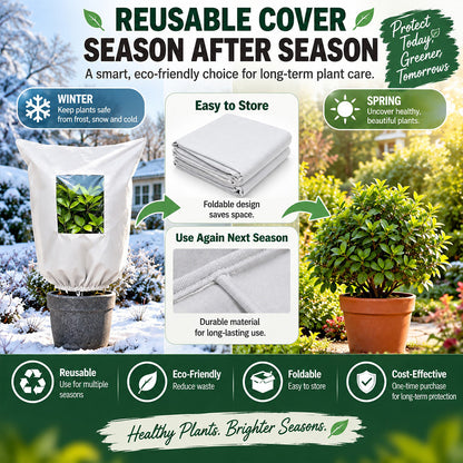 ❄️ Frost Protection Plant Cover – Reusable & Breathable