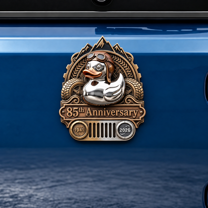 🚗🦆 Cute Rubber Duck Car Badge – Fun & Adorable Car Decoration ✨