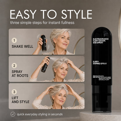 ✨ Fluffy Hair Shaping Spray Lightweight Volume & Natural Long-Lasting Hold