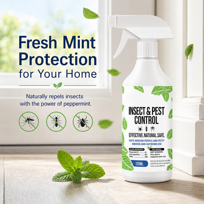 Natural Peppermint Oil Bug Spray, Indoor & Outdoor Use