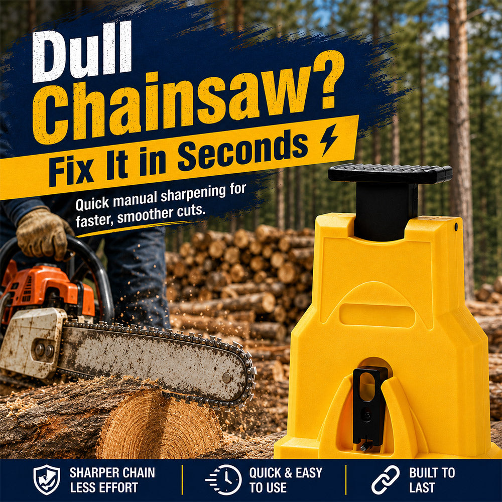 Portable Chainsaw Sharpener – Fast, Power-Free Sharpening