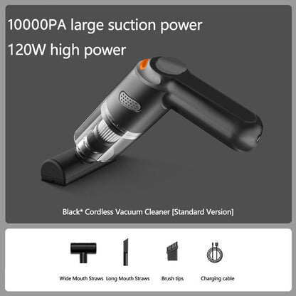 Cordless car vacuum – 10000Pa suction, lightweight, long battery life!