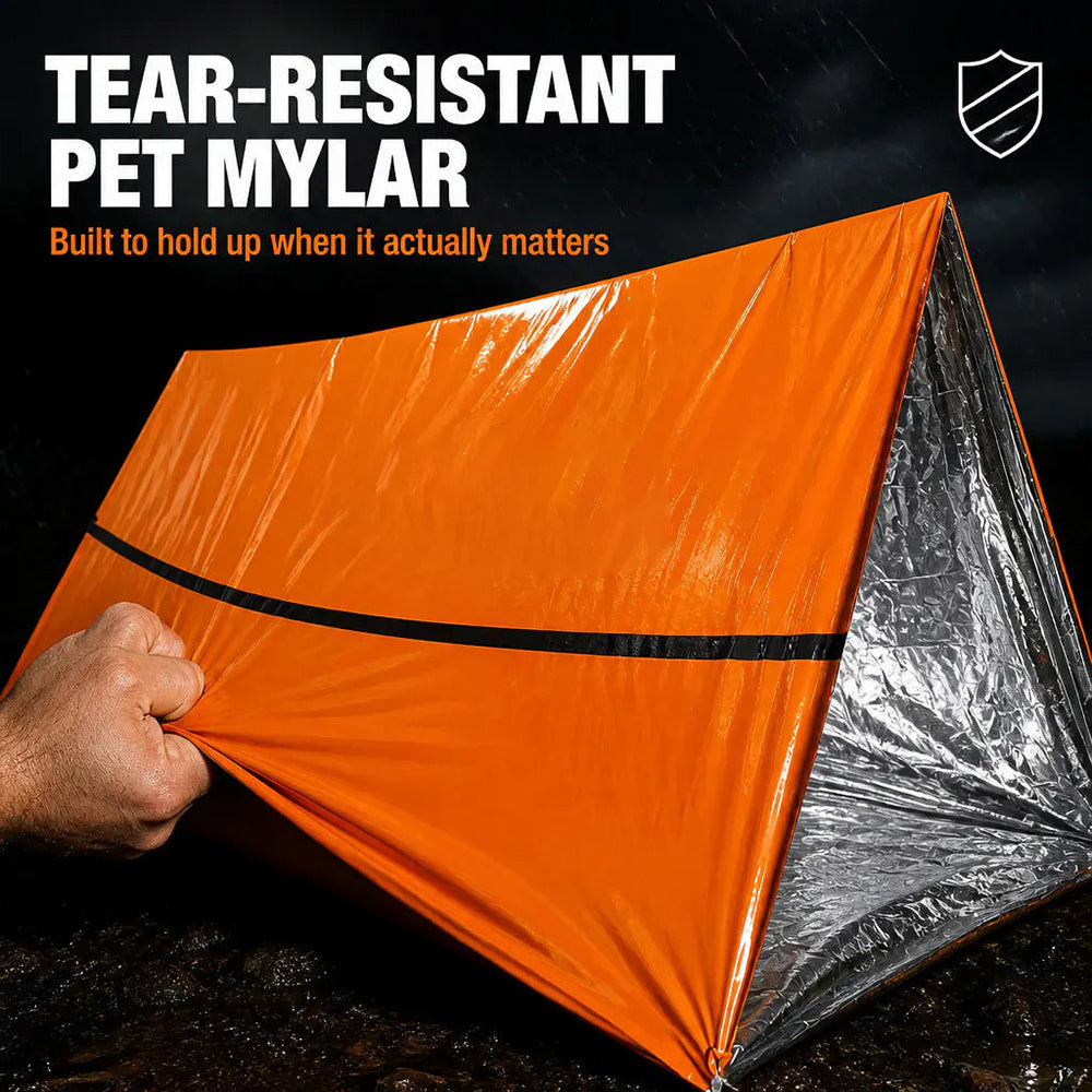 QuickShelter - 2 Person Emergency Tent ⚠️🏕️