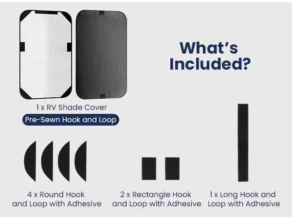 🚐 RV Blackout Window Shade – Insulated Privacy Cover