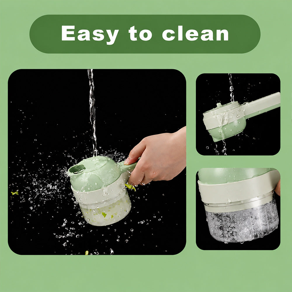 4-in-1 Electric Handheld Food Processor & Chopper 🥗✨