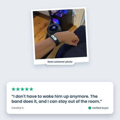 ⌚ Silent Vibrating Alarm Wristband – Gentle Wake-Up Smart Band ⏰