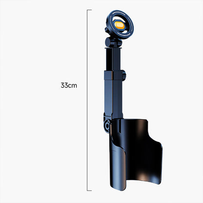 Car Cup Holder Phone Mount – 360° Adjustable, Strong N52 Magnet, One-Hand Operation, Fits All Phones