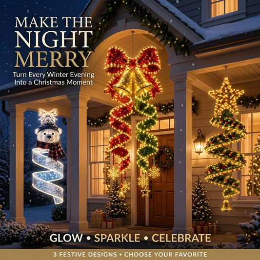 🎄✨ LED Christmas Hanging Ornament – Light Up Christmas!