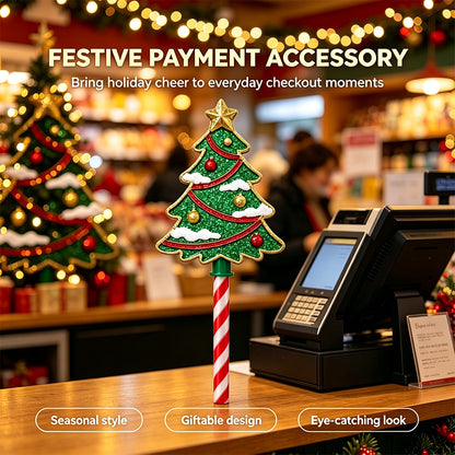 🎄 Christmas Tree Tap-to-Pay Wand ✨ – Make Every Holiday Checkout Magical 🎅