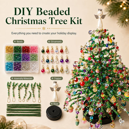 DIY Beaded Christmas Tree Kit – Create Your Own Sparkling Holiday Decor