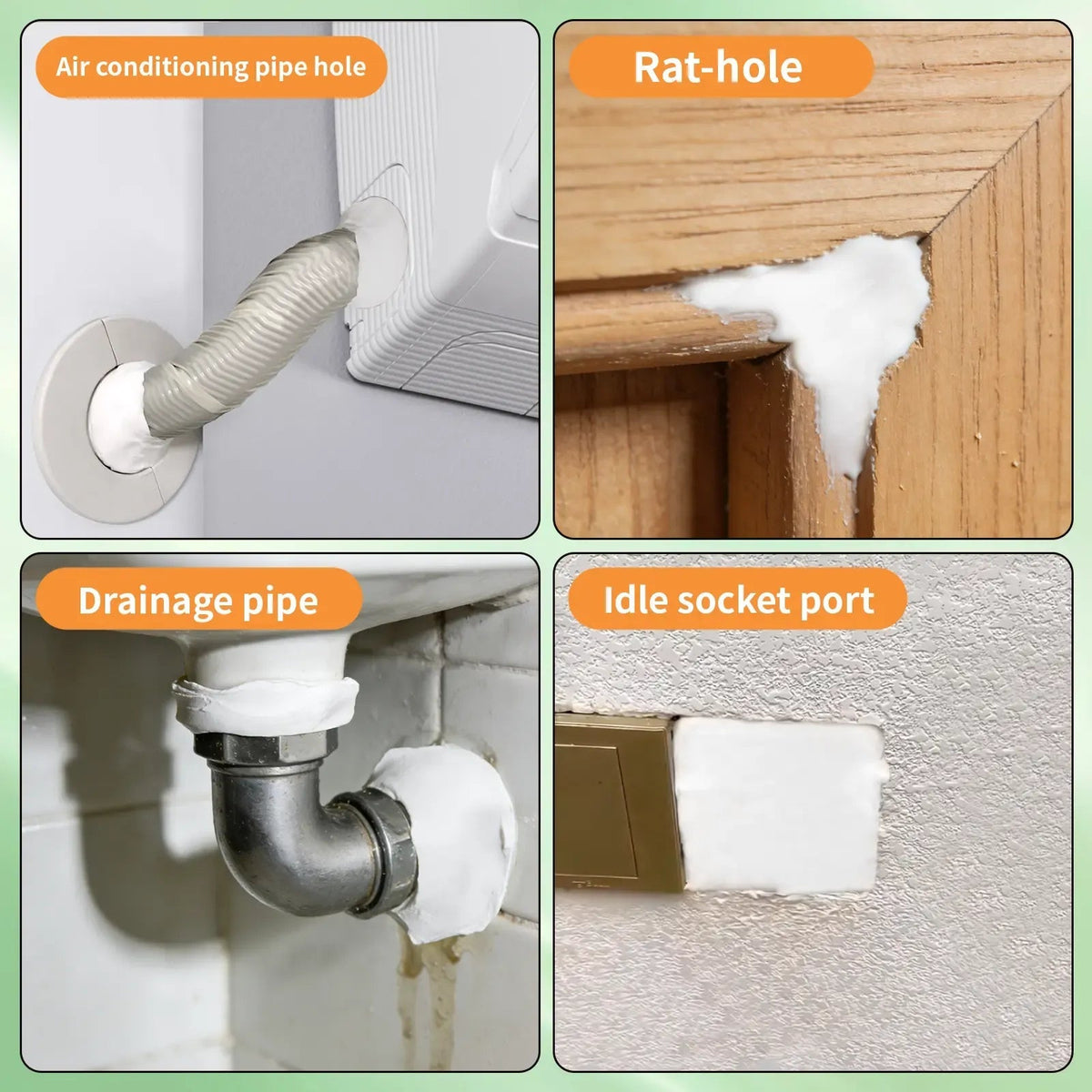 10Pcs Professional Sealant Clay - Anti-Insect Wall Hole Filler Mud 🕳️