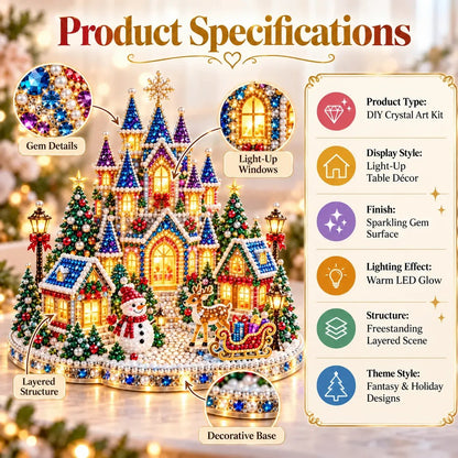 💎✨DIY Crystal Art Kit with LED Lighting – Sparkling Miniature Scenes to Create Yourself