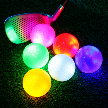 ✨⛳Christmas Glow Golf Balls – 6-Pack LED Night Golf Set