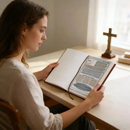 📖 66-Page Bible Study Journal – Guided Scripture, Notes & Reflection