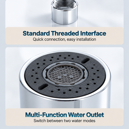 💦 360° Swivel Faucet Sprayer – 3 Spray Modes for Easy Cleaning