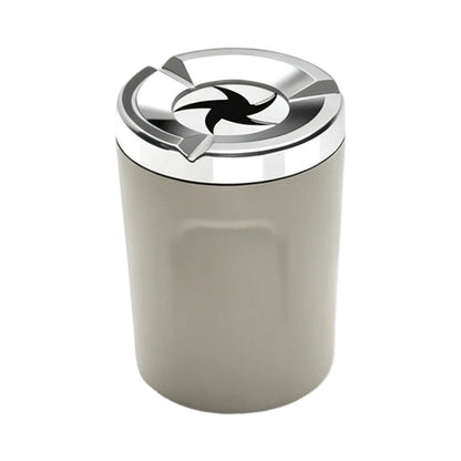 Rotating Car Ashtray with Ceramic Inner Liner 🚗🗑️