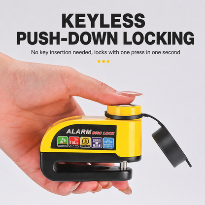 50% OFF Today | Heavy-Duty Waterproof Disc Brake Lock with 110dB Alarm