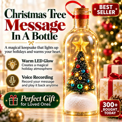 🎄 The Christmas Keepsake Bottle | Festive Holiday Decor & Heartfelt Gift