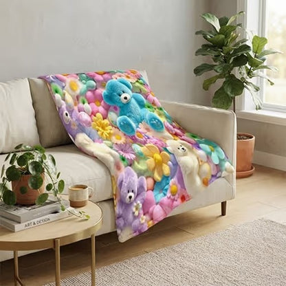 ☁️ Cloud-Soft 3D Plush Throw