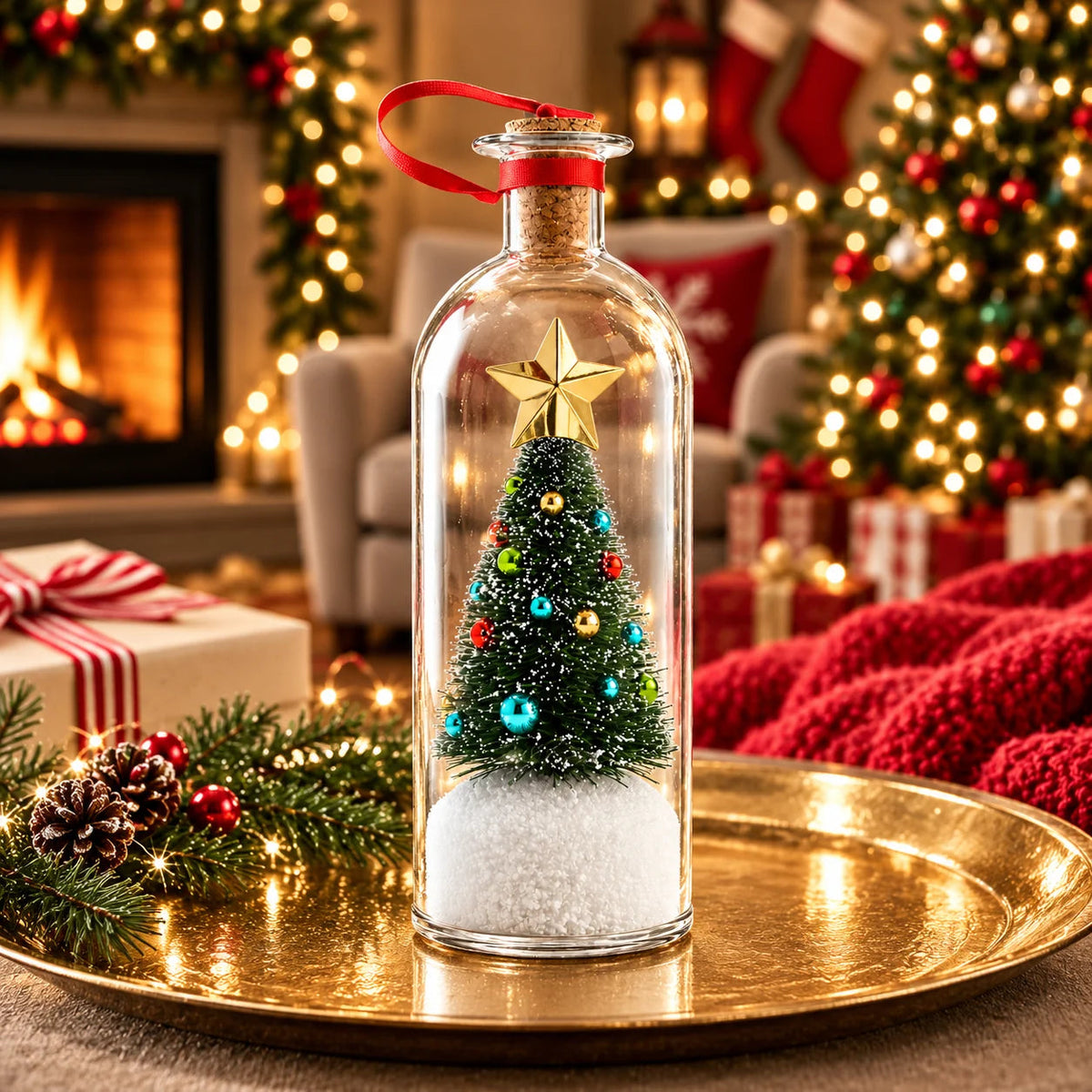 🎄 The Christmas Keepsake Bottle | Festive Holiday Decor & Heartfelt Gift
