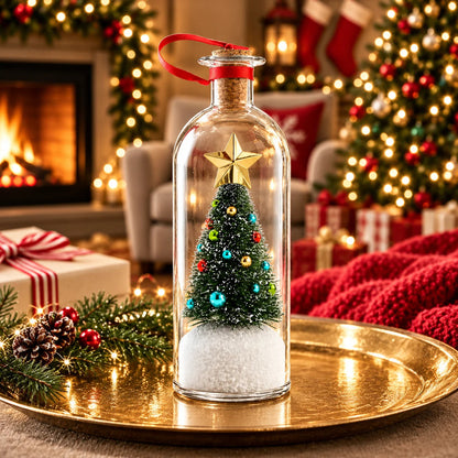 🎄 The Christmas Keepsake Bottle | Festive Holiday Decor & Heartfelt Gift
