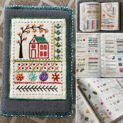 🧵 All-in-One Embroidery Stitch Book & 87-Piece Sewing Kit ✨