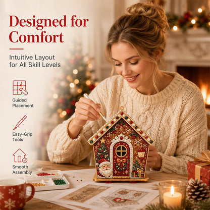 🎄✨DIY 3D Pearl Christmas Art Kit – Handmade Festive Decoration