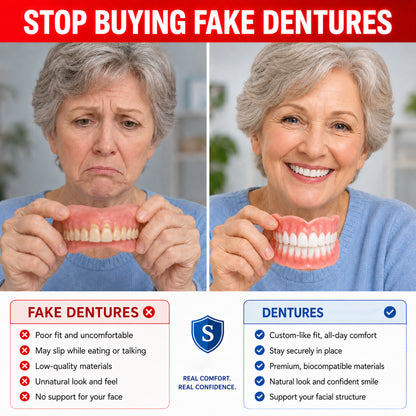 🦷 Comfort-Fit Dentures – Natural-Looking Smile for Everyday Wear