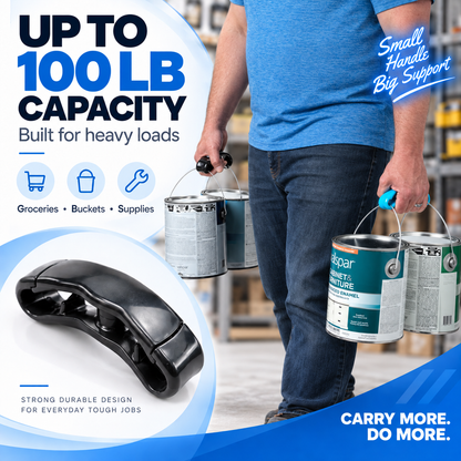 Portable Anti-Pinch Bag Carrier, Labor Saving Hand Grip for Grocery Bags