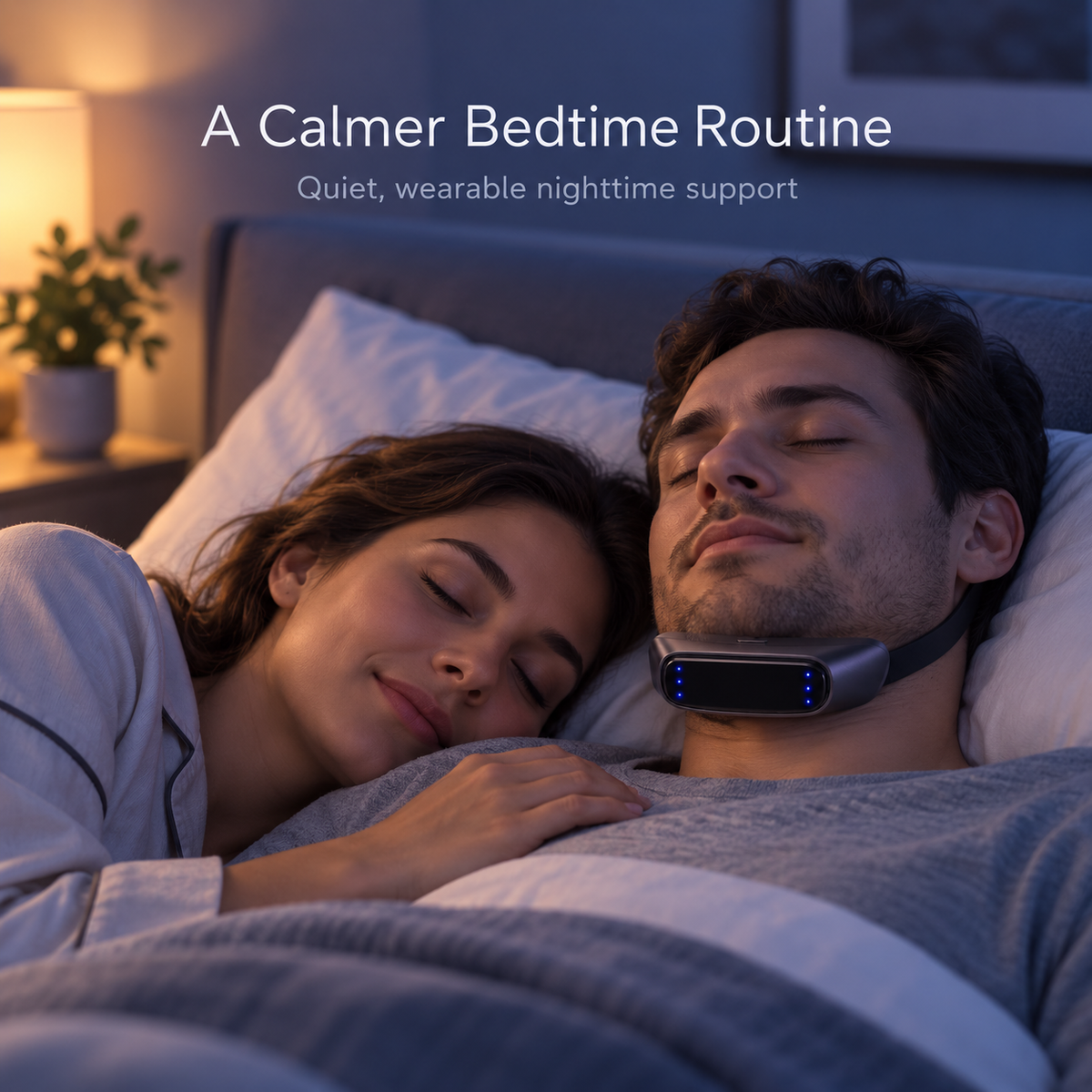 🌃Sleep Without Interruptions🌙 Smart Anti-Snoring Device for Quieter Nights