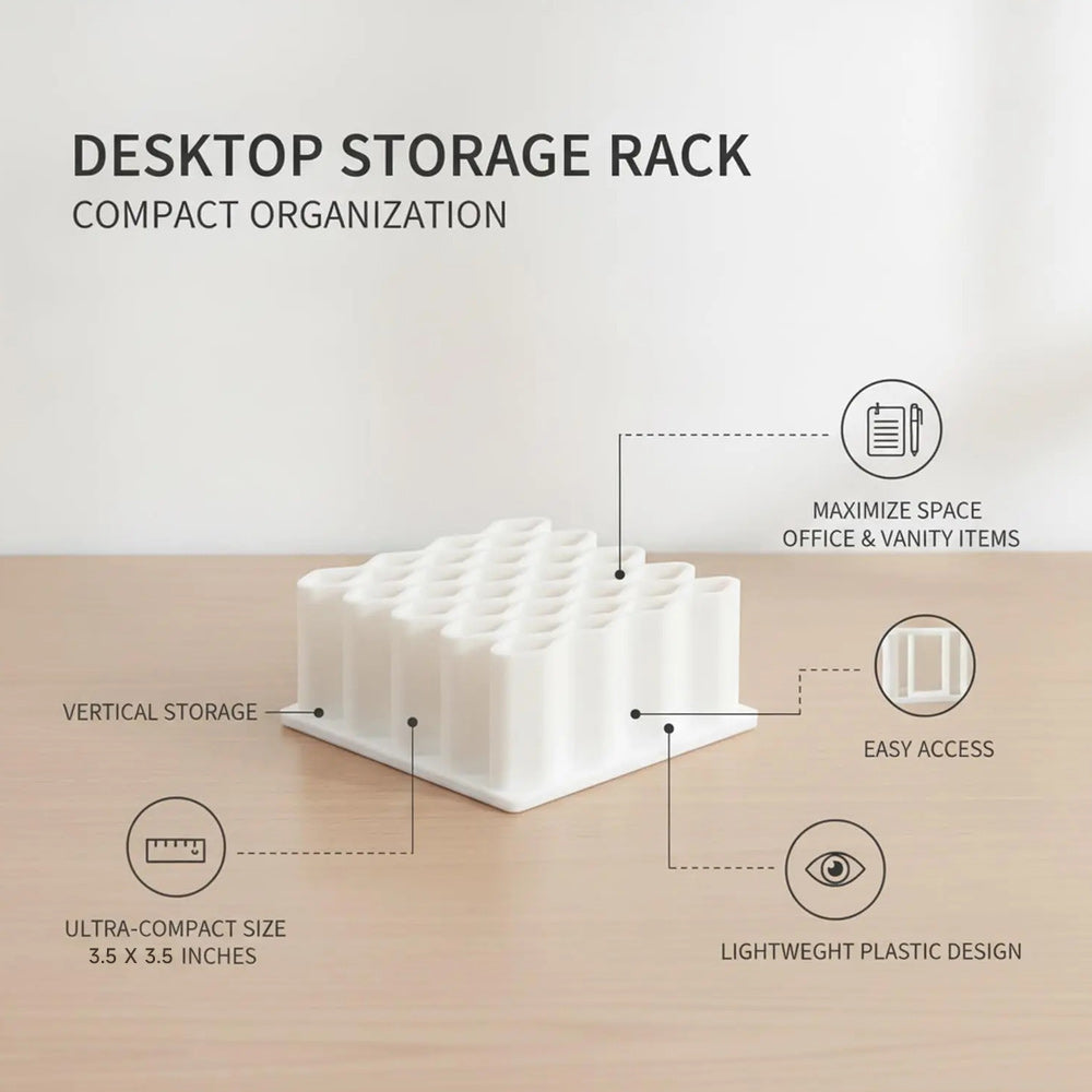 🗃️💊Desktop Divided Ointment Storage Box, Multi‑Functional Household Organizer
