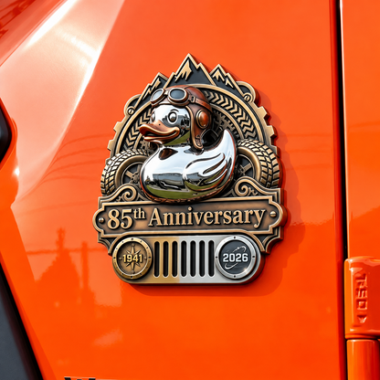 🚗🦆 Cute Rubber Duck Car Badge – Fun & Adorable Car Decoration ✨