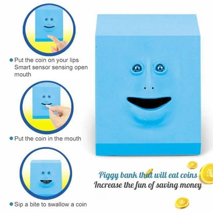 Face piggy bank