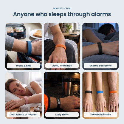 ⌚ Silent Vibrating Alarm Wristband – Gentle Wake-Up Smart Band ⏰