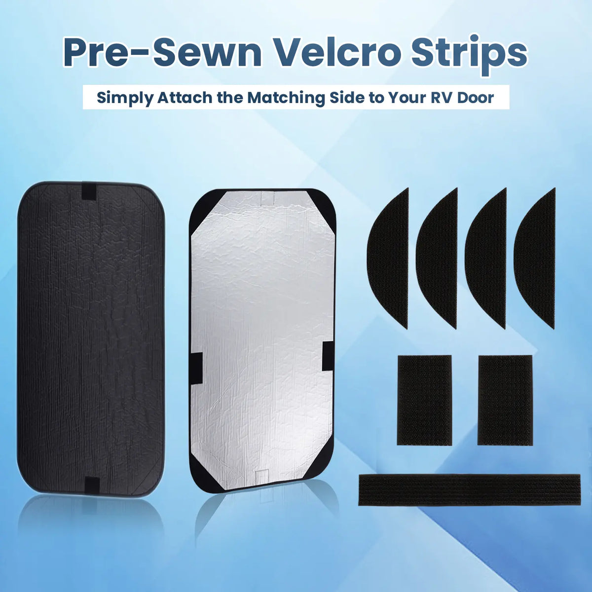 🚐 RV Blackout Window Shade – Insulated Privacy Cover