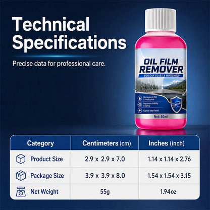 🚗 Car Glass Oil Film Remover for a Cleaner, Clearer Windshield