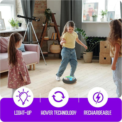 LED Hover Soccer Ball, Indoor Floating Soccer Toy with Soft Foam Bumper ⚽