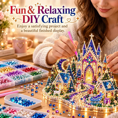 💎✨DIY Crystal Art Kit with LED Lighting – Sparkling Miniature Scenes to Create Yourself