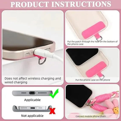 Cute Floral Phone Crossbody Lanyard – Hands-Free & Stylish