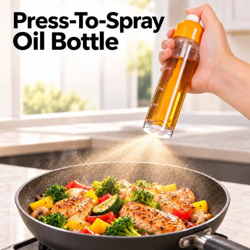 🍳 Refillable Olive Oil Sprayer – Fine Mist Cooking Oil Spray Bottle ✨