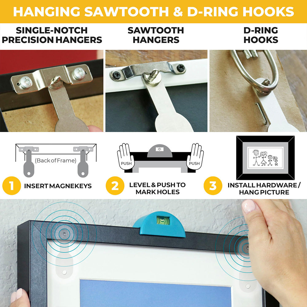 🖼️ Picture Hanging Tool – Level & Precise Wall Positioning Kit