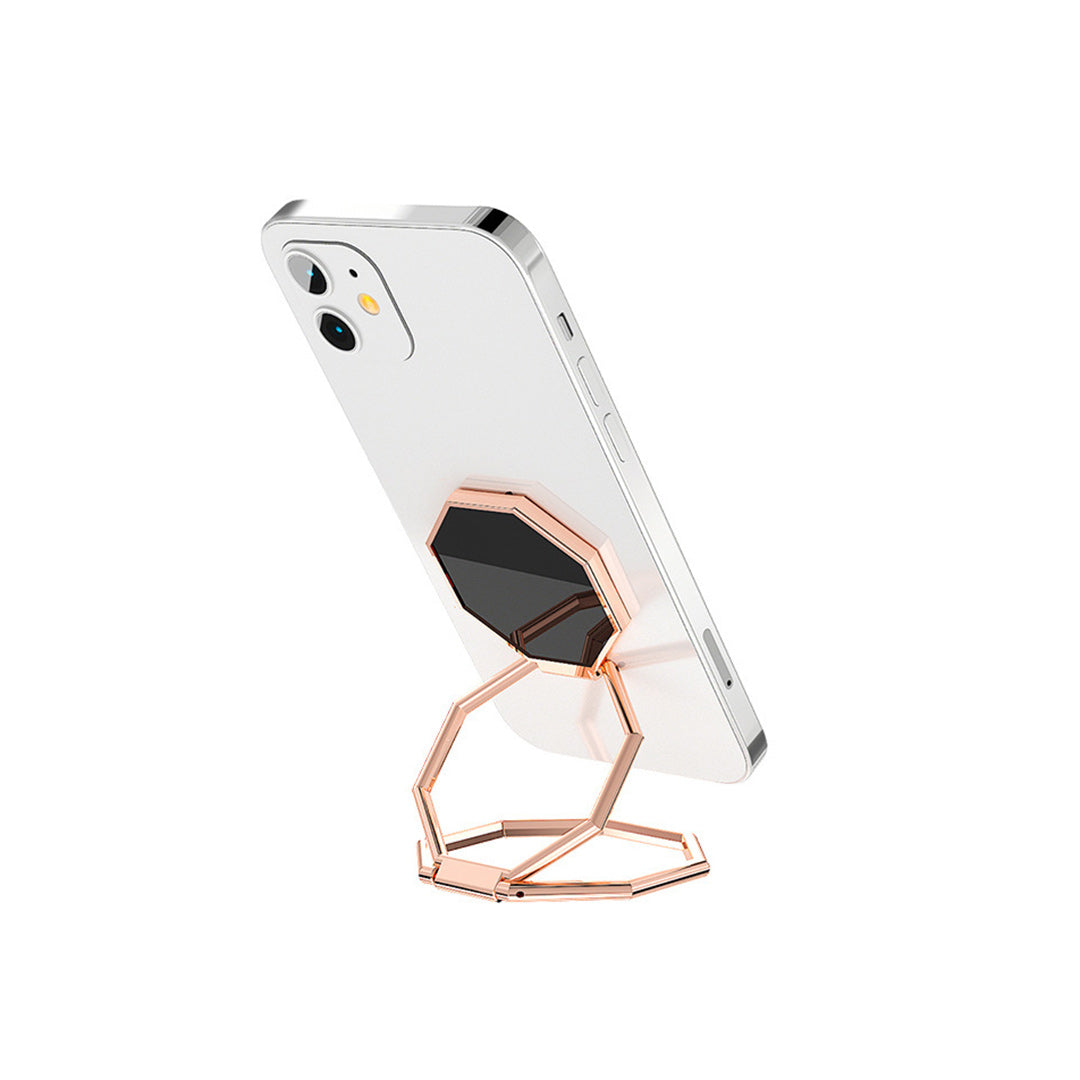 📱 360° Rotating Phone Ring Holder – Metal Finger Grip & Foldable Kickstand