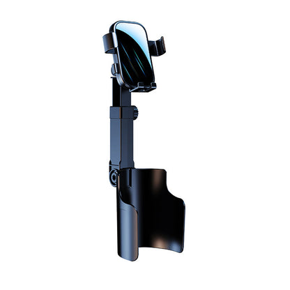 Car Cup Holder Phone Mount – 360° Adjustable, Strong N52 Magnet, One-Hand Operation, Fits All Phones