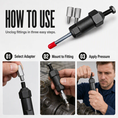 🔧 Heavy Duty Grease Fitting Cleaner Tool