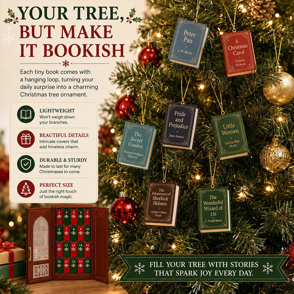 🎄 25-Day Mini Book Christmas Advent Calendar