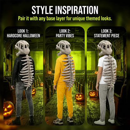 🦕 3D Dinosaur Costume – Soft & Wearable