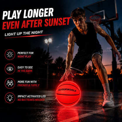 LED Glow Basketball