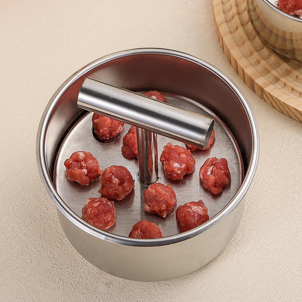 Kitchen Stainless Steel Meatball Mould 🥩✨