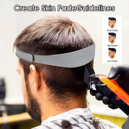 ✂️ 4-Piece Self Haircut Fade Guide Kit – Clean Cuts Made Easy